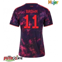 Camiseta Bayern Munich Nathaniel Brown #11 Tercera Equipación para mujer 2026-27 manga corta